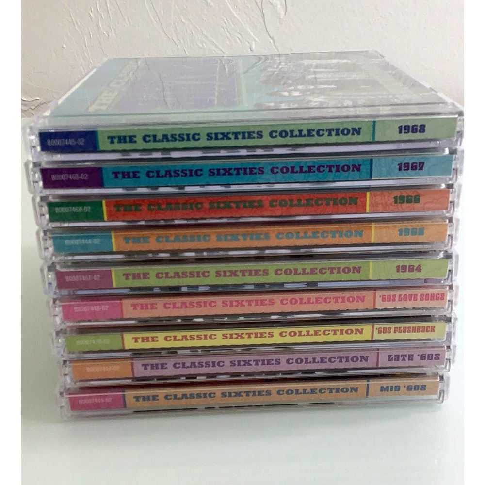 The classic sixties collection CD music bundle of 9 CDs EUC